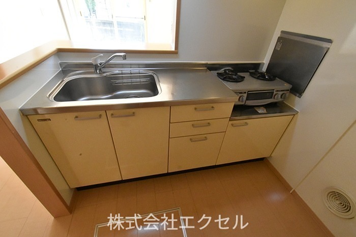 キッチン　お好きなコンロを設置していただけます。