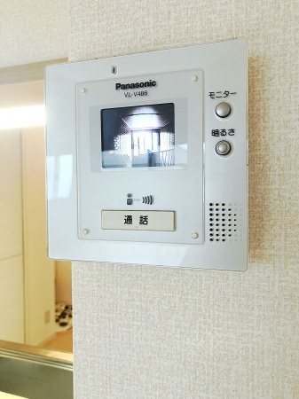 セキュリティ　モニタ付インターホンです。