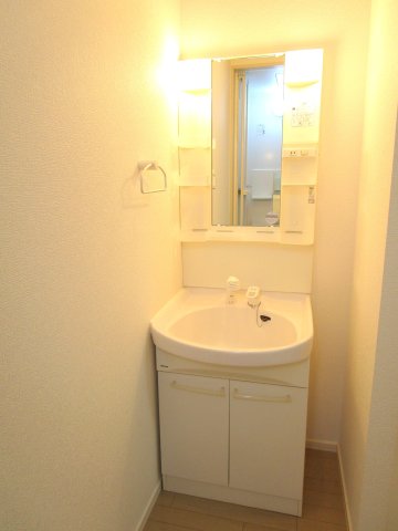 洗面設備　朝シャンもできるシャワードレッサー