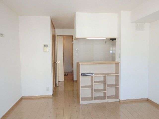 その他部屋・スペース　キッチン前には収納棚ございます