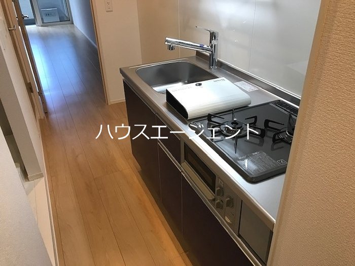 キッチン　2口ガスコンログリル付きです☆