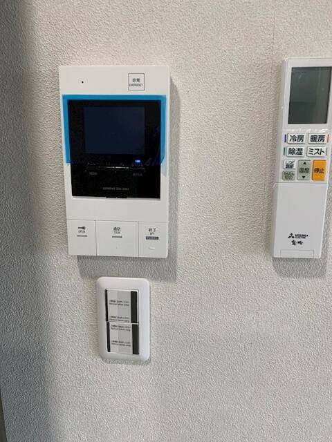 セキュリティ　モニター付きインターホンです