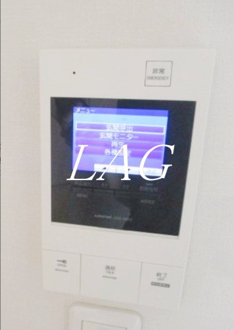 セキュリティ　モニター付きインターフォンです。