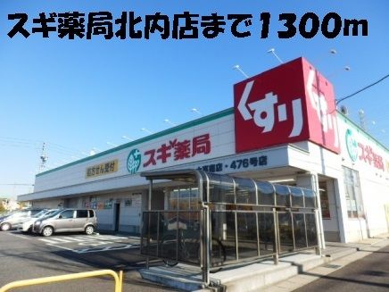 ドラックストア　スギ薬局北内店（ドラッグストア）まで1300m