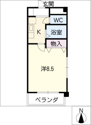 サンプラスIIIの間取り写真
