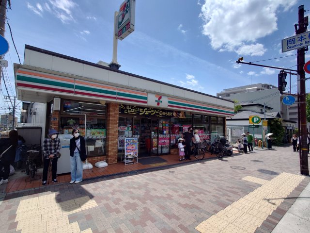 コンビニ　セブンイレブン 神戸岡本２丁目店（コンビニ）まで43m