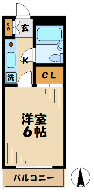 レジデンスクレインの間取り写真