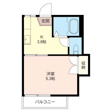 ベルグランデBの間取り写真