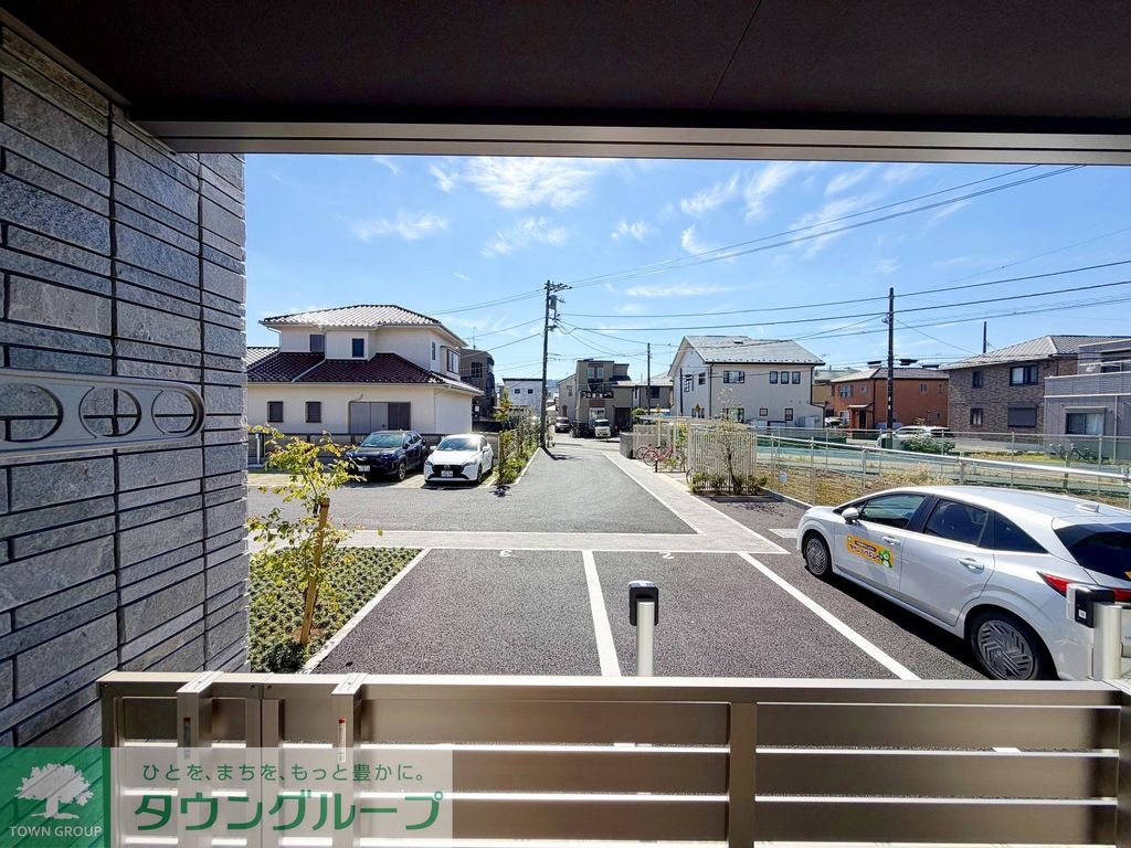 眺望　駐車場
