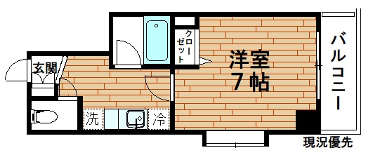 東京メトロ千代田線 北千住駅 徒歩10分 8階建 築22年の間取り写真
