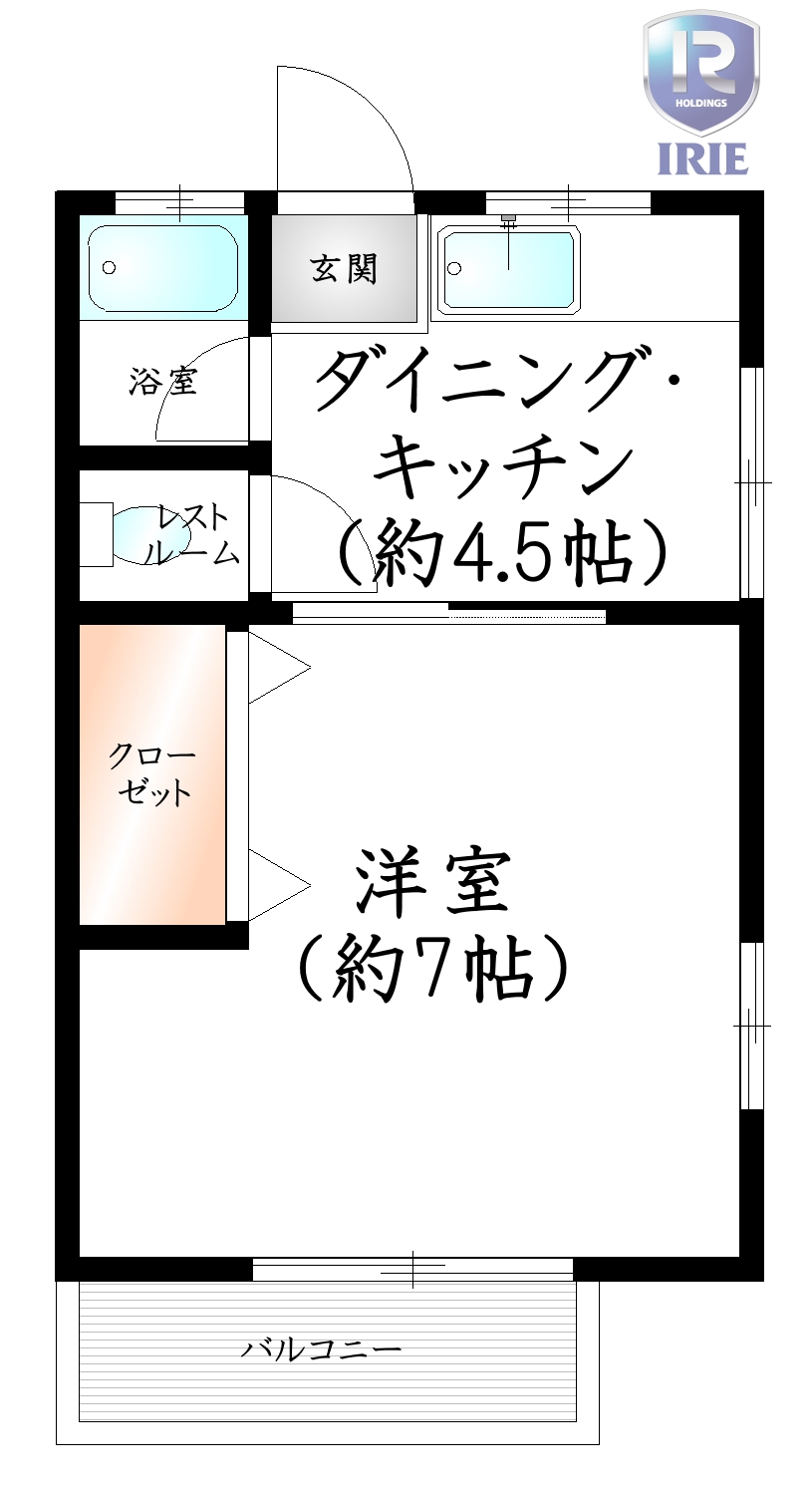 第5シティコート博多の間取り