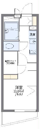 レオパレスルーエ六甲の間取り