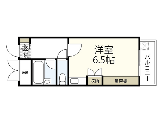 広島市中区宝町のマンションの間取り