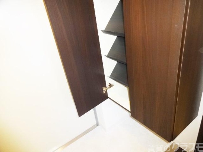 収納　玄関が綺麗に保てますね。