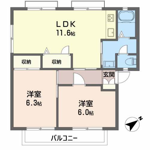 レヴールK　Iの間取り