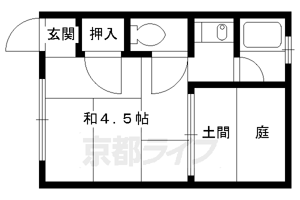 まつやハイツの間取り