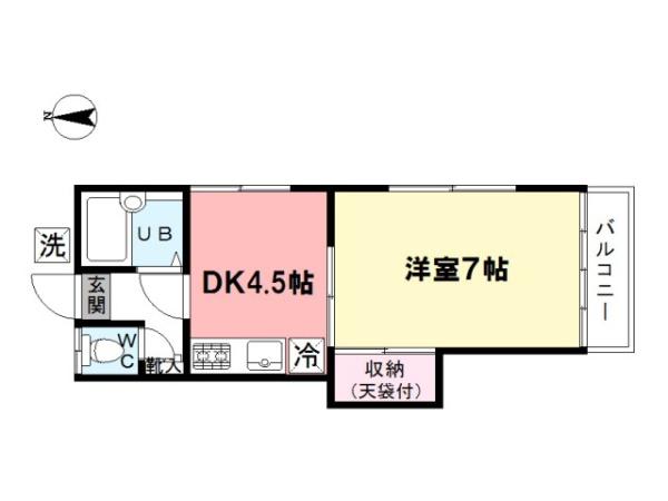 清銀荘の間取り