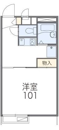 柏市大井のアパートの間取り