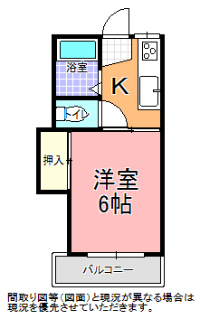 コーポ・ローズの間取り