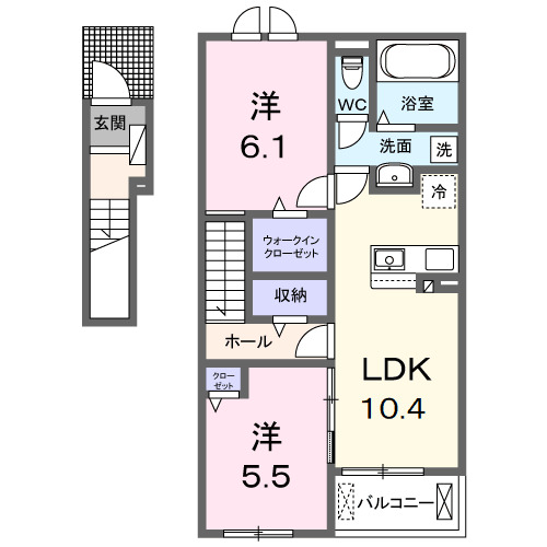 リヴェール・ＫIIの間取り