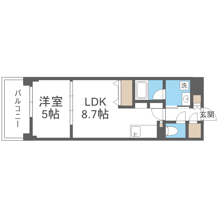 estageo関目高殿の間取り