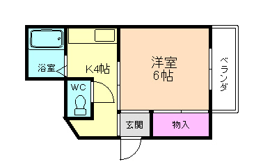 メゾン入江の間取り