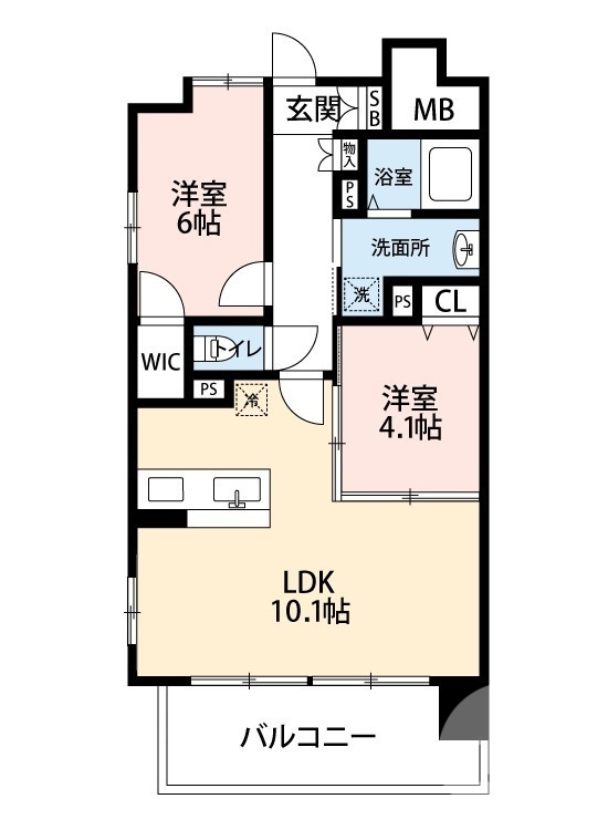 堺市堺区宿院町東のマンションの間取り