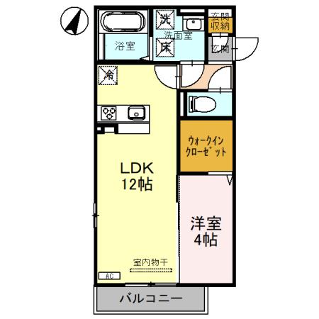 D-residenec浅野本町の間取り