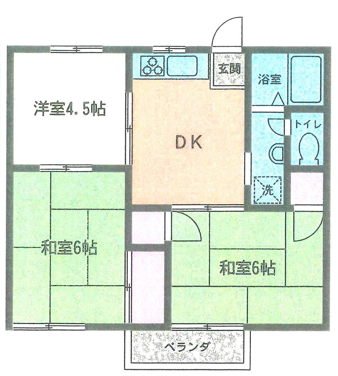 メゾン福田の間取り