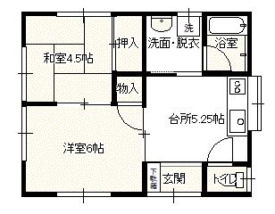 コーポ倉島の間取り