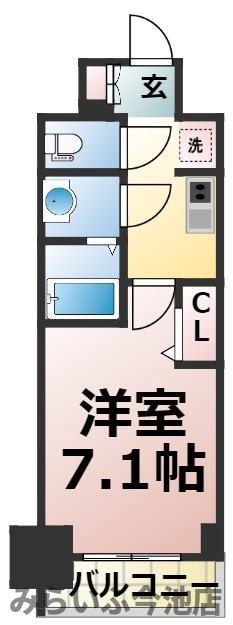 【名古屋市東区代官町のマンションの間取り】