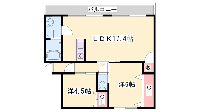 サンエステート小坂の間取り