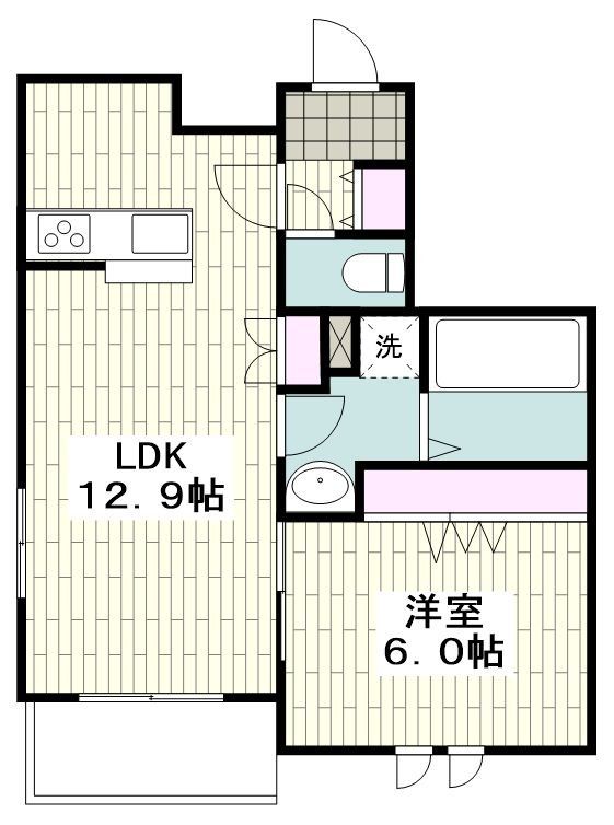 逗子市久木のマンションの間取り