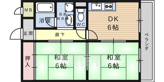 メゾン富松の間取り