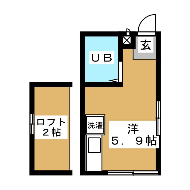 Ａｉｍハイツの間取り