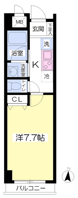 ハッピーハウス川西の間取り