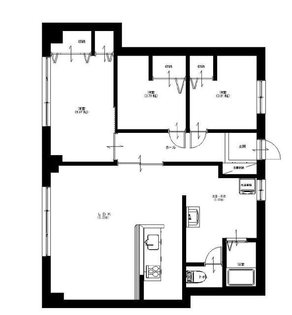 【大田区東馬込のマンションの間取り】