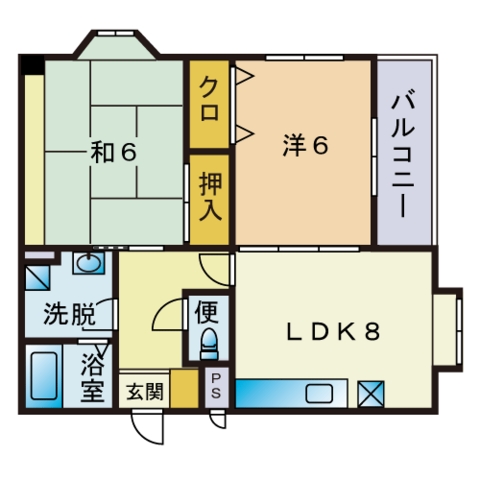 コンフォート姪浜の間取り