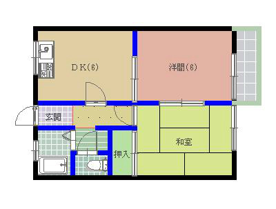 OSレジデンスD棟の間取り