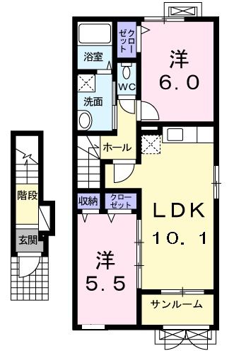 フォース　ポイントＡの間取り