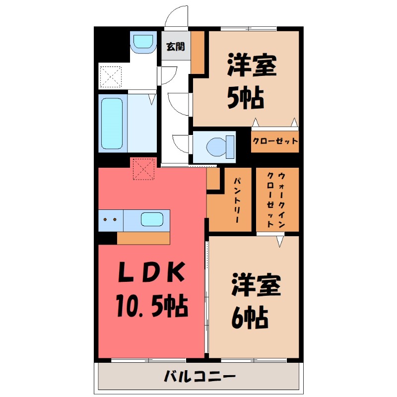 (仮称)Y&M長田1丁目の間取り