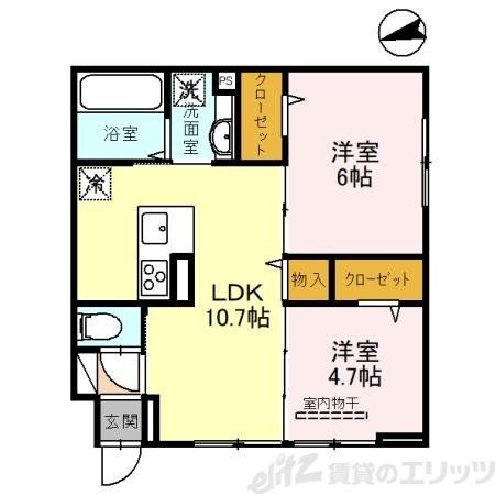 （仮）D-ROOM島本町桜井5丁目PJの間取り