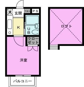 エスポワァール越谷の間取り