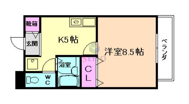 茶苑館の間取り