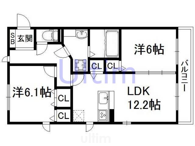 セジュール芹川の間取り