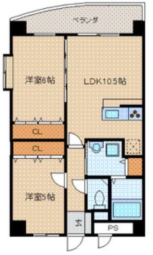 E.POPULARIIの間取り