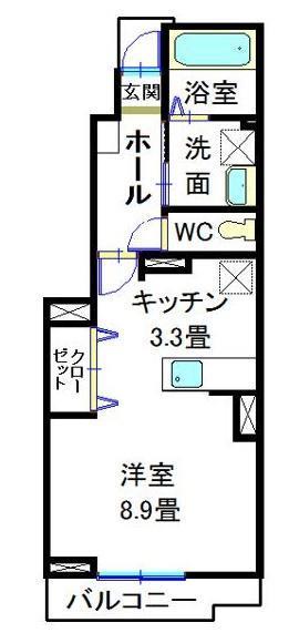 サンパティーク・Ｓの間取り