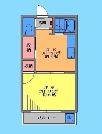 【ヒルズ二本木の間取り】