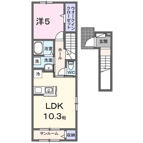 アヴニールIIの間取り