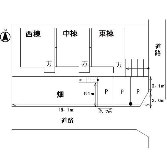 駐車場　配置図